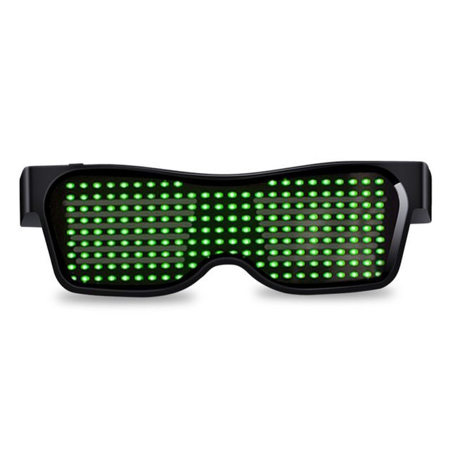 Mehrfarbige Party-LED-Brillen Dynamische blinkende LED-Brille