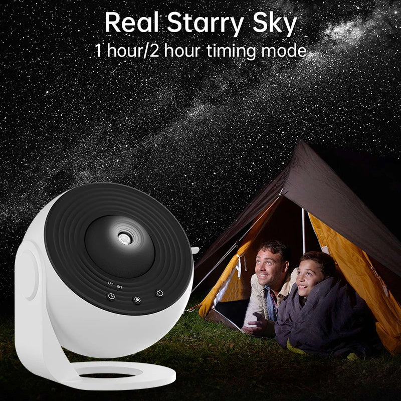 Nachtlicht Galaxy Projektor Sternenhimmel Projektor 360 Rotieren Planetarium Lampe für Schlafzimmer