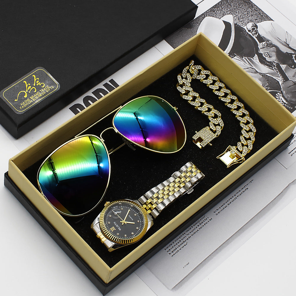 Armbanduhr Sonnenbrille Uhr Geschenkbox