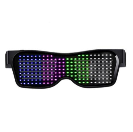 Mehrfarbige Party-LED-Brillen Dynamische blinkende LED-Brille