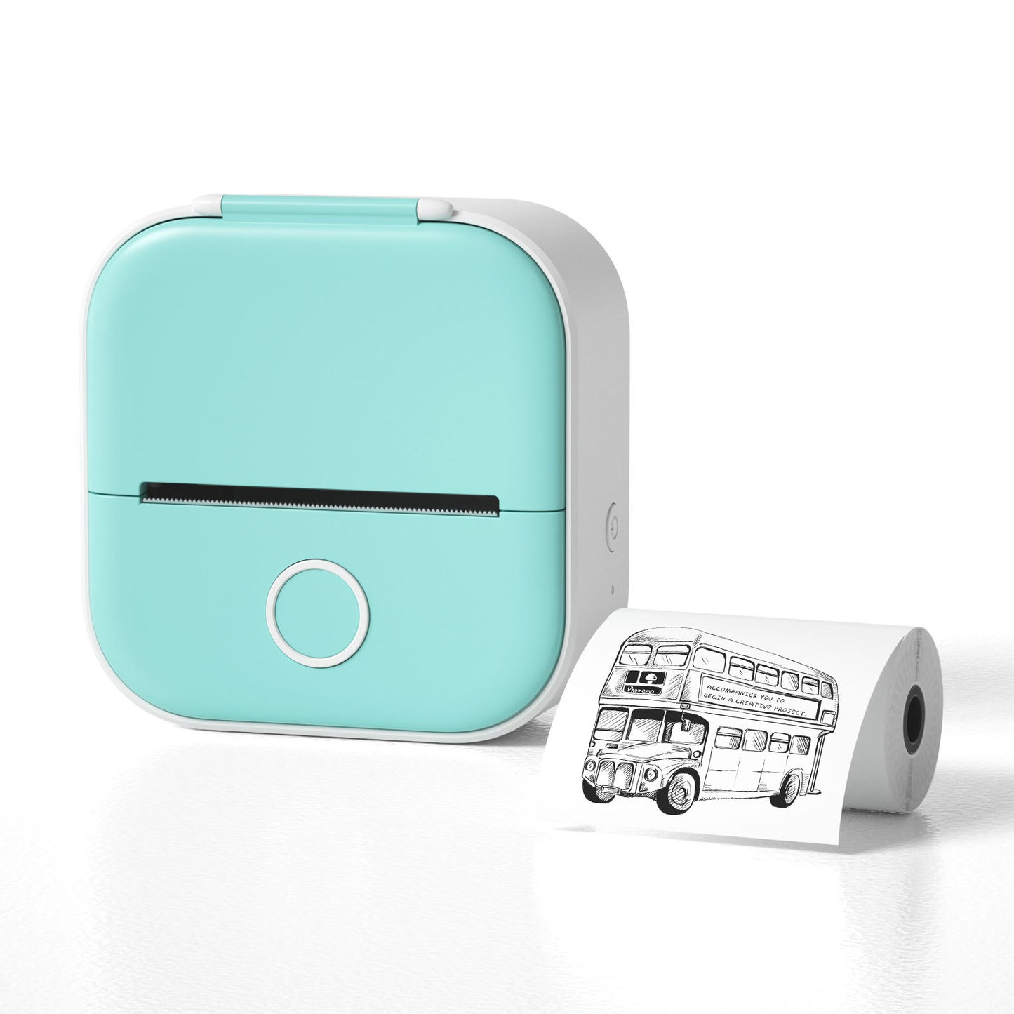 Tragbarer Mini-Thermo-Etikettendrucker Home-Fotodrucker Student Falsche Frage Drucker Bluetooth Mini-Etikettendrucker Preisschild