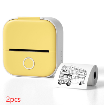 Tragbarer Mini-Thermo-Etikettendrucker Home-Fotodrucker Student Falsche Frage Drucker Bluetooth Mini-Etikettendrucker Preisschild