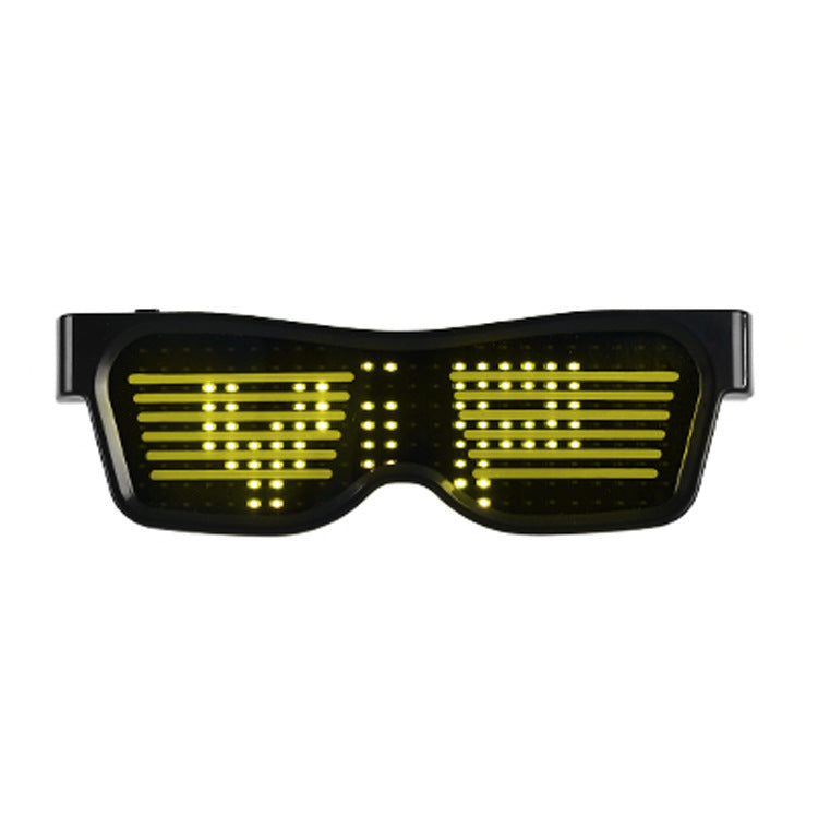 Mehrfarbige Party-LED-Brillen Dynamische blinkende LED-Brille