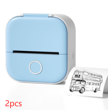 Tragbarer Mini-Thermo-Etikettendrucker Home-Fotodrucker Student Falsche Frage Drucker Bluetooth Mini-Etikettendrucker Preisschild